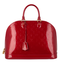 Monogram Vernis Alma GM, Patent, Red, MI1110, DB/CL/L/K, 2*